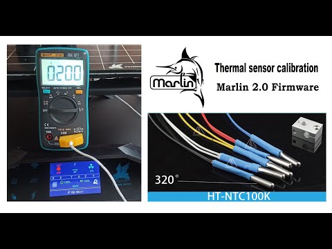 Einrichten eines Thermistors in Marlin 2.0, Kalibrieren der Parameter des 3D-Druckerthermosensors