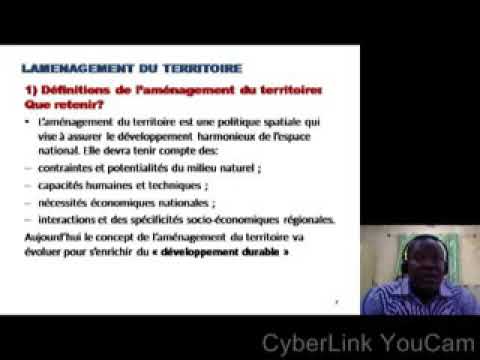 Cours intégral de l'Aménagement du territoire (département de Géo, Licence3)