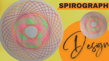 How to mix or combine color on Spirograph design! #relaxing #spirograph #drawing #art
