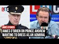 James O'Brien on Prince Andrew wanting to dress as an Admiral at The Duke's funeral | LBC