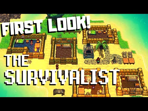 NEW *FIRST LOOK* SURVIVALIST Multiplayer - Building, Taming, Fighting to Survive!