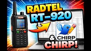 RADTEL RT-920 , CHIRP SOFTWARE &amp; ORIGINAL