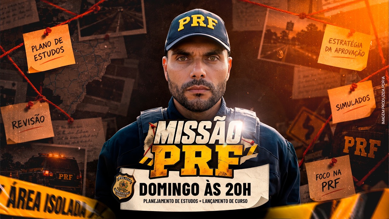 MISSÃO PRF: PLANEJAMENTO DE ESTUDOS + LANÇAMENTO DO CURSO