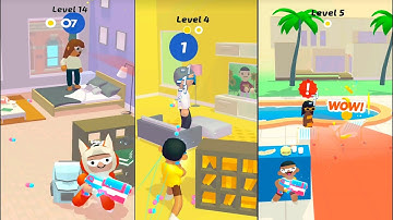 "Epic Prankstar: Hide and Shoot - Levels 1-5 Full Gameplay Walkthrough | Android & iOS Adventure!"