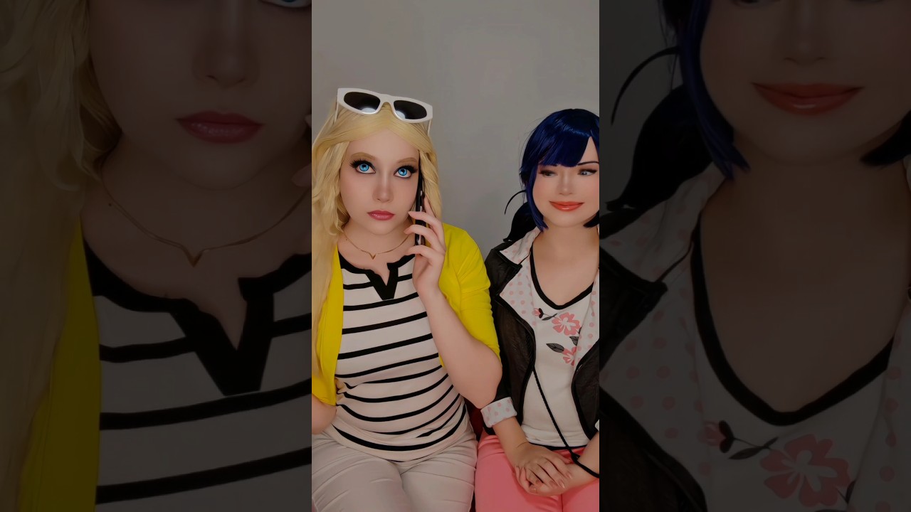 I want McDonald's |Chloé Bourgeois & Marinette Dupain-Cheng @nikkihatsunecosplay#cosplay Miraculous