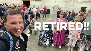 SFC Nick Marshall, You Are R￼etired!