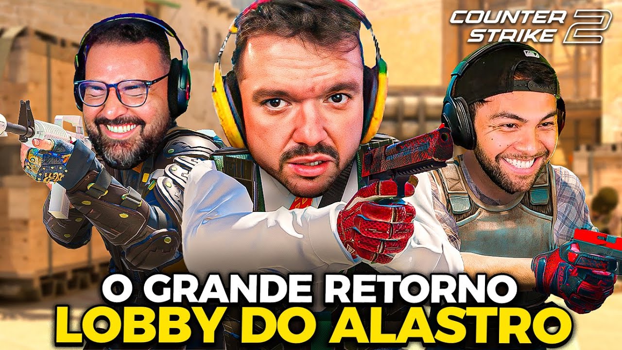 O LOBBY DO ALASTRO VOLTOU!! MIX NO CS2 COM A TRIBO