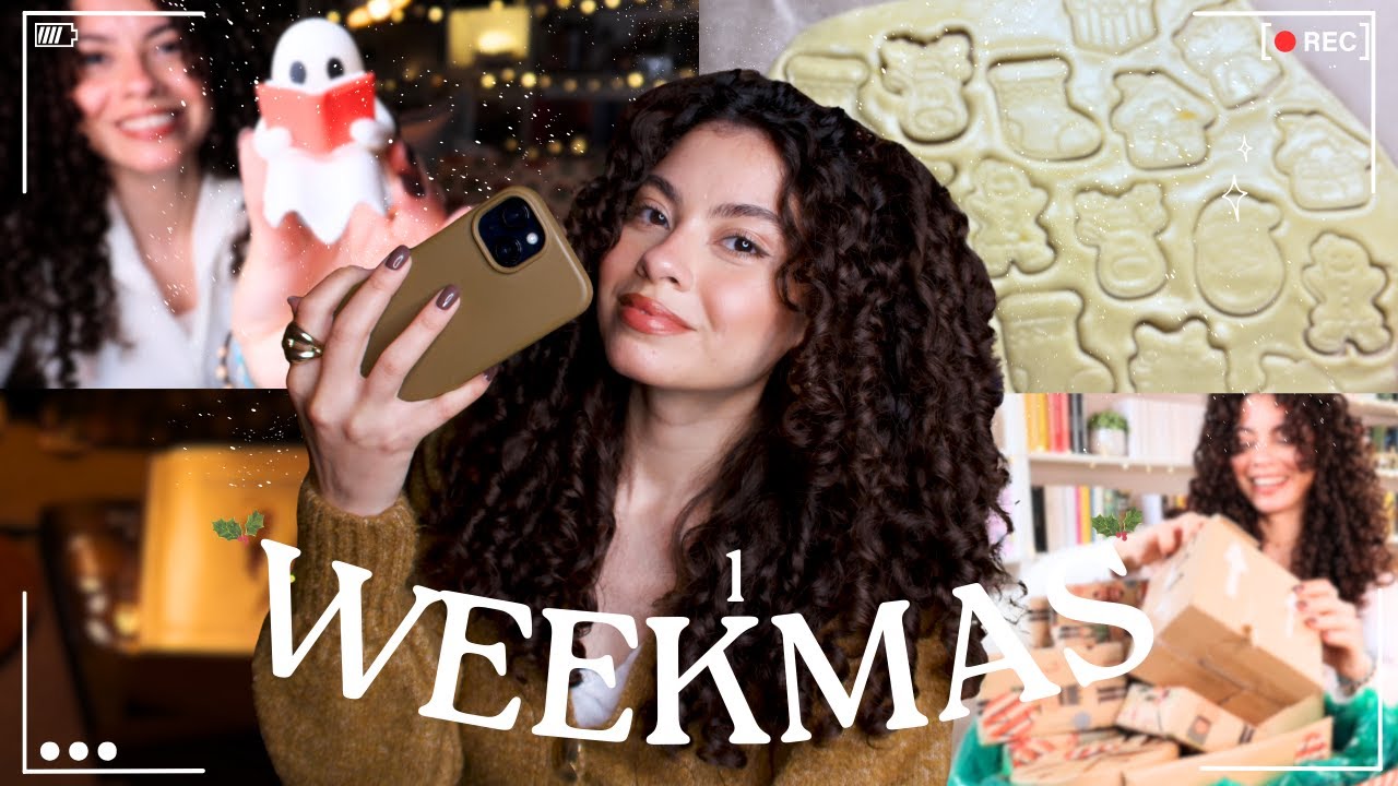 WEEKMAS 1 🎄📚 | calendario dell'avvento, letture della settimana, biscotti...