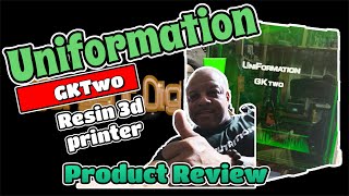 Uniformation GKTWO 8k Resin 3d printer review
