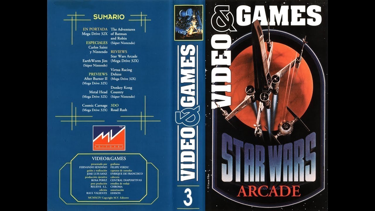 VIDEO & GAMES 3 vhs diciembre 1994 YouTube