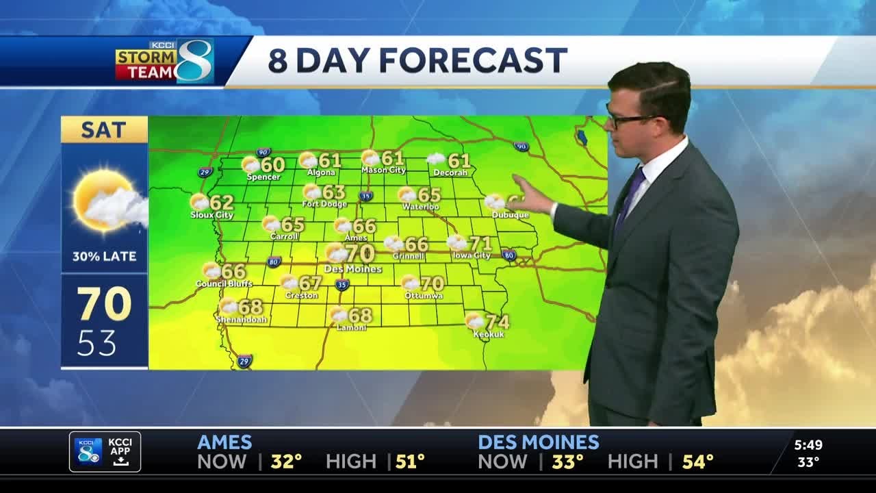Iowa weather: Warming trend through the week - YouTube