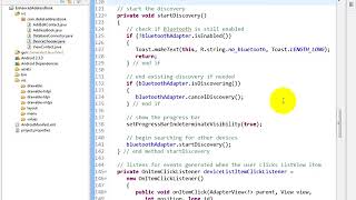 lesson17 20 DeviceChooserActivity java  Method startDiscovery m