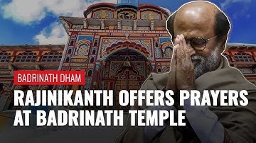 Legendary Actor Rajinikanth Arrives In Badrinath Dham, Offers Prayers To Lord Badri Vishal