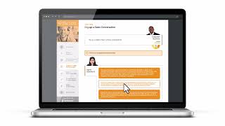 Walkthrough of an Advanced Sales Guide eLearning course built using Articulate Storyline 360