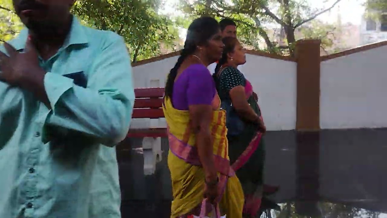 Chidambaram railway station arrival, announcement, departure by 22676 Cholan Express