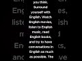The Secret to Speaking English Fluently: Try THIS Immersion Trick!🔥 #shorts #shortsfeed #viralshorts