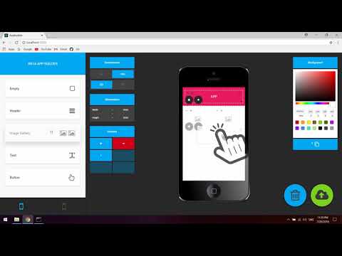 React Native Visual Interface Drag And Drop App Builder Working Prototype #4