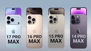 Iphone 17 Pro Max Vs Iphone 16 Pro Max Vs Iphone 15 Pro Max Vs Iphone 14 Pro Max Leak Comparison