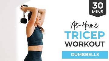 30-Minute Tricep Workout (Follow-Along Video of 8 Best Tricep Exercises)