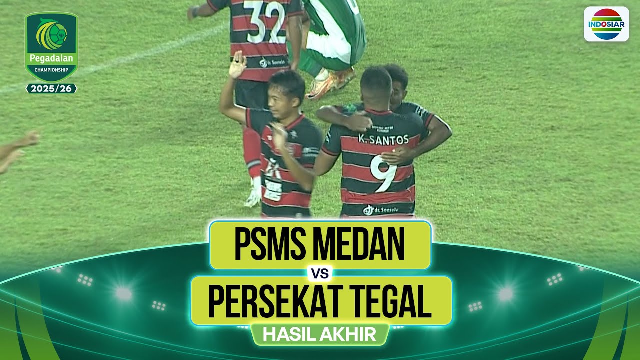 Hasil Akhir Pertandingan - PSMS Medan vs Persekat Tegal | Pegadaian Championship 2025/26