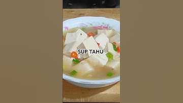 Thumbnail of RESEP SUP TAHU ENAK DAN SEGER  #shorts #resepsup #suptahu #olahantahu #resepmuda #cooking