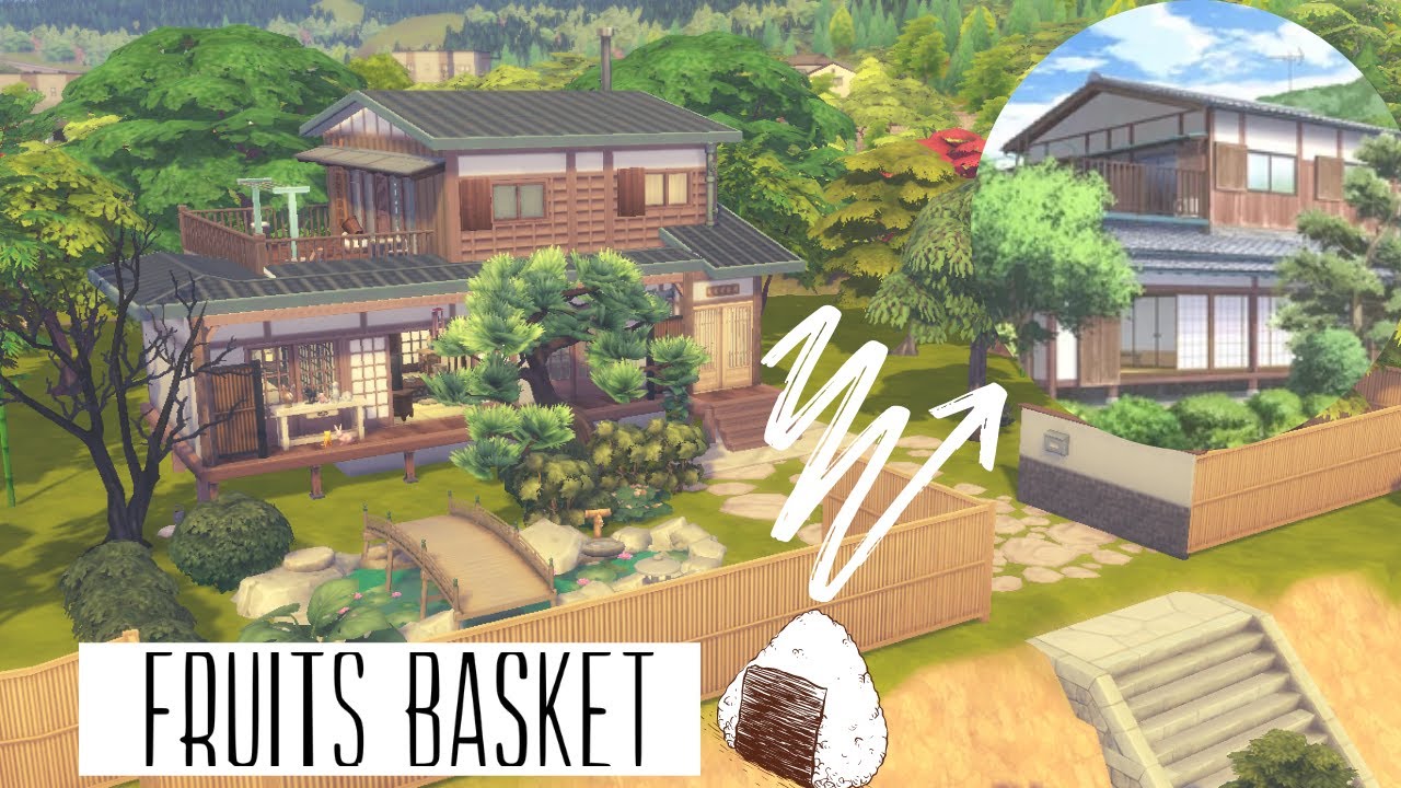 Fruits Basket Shigure's house The Sims 4 Speedbuild No CC YouTube