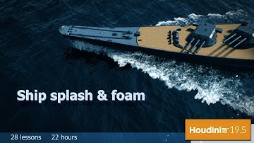 [TRAILER] Ship splash & foam in Houdinn