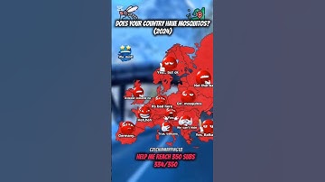 Does your country have mosquitos? #europe #map #geoportal #edit #shorts #geographythroughmaps