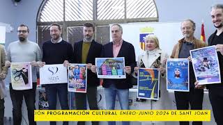 PRESENTACION PROGRAMACION CULTURAL ENERO JUNIO 2024 SANT JOAN
