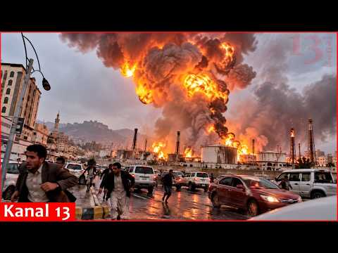 Saudi Arabia strikes oil facilities near Yemen’s capital - Houthis threaten retaliation