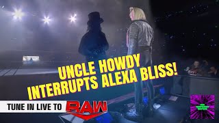 Uncle Howdy interrupts Alexa Bliss! FULL PROMO!!! #unclehowdy #alexabliss #braywyatt #evilalexabliss