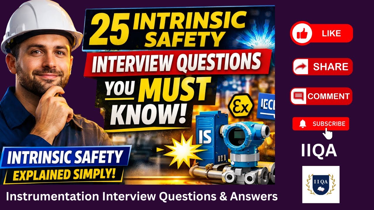 25 Intrinsic Safety Interview Questions You MUST Know   Intrinsic Safety Explained Simply!