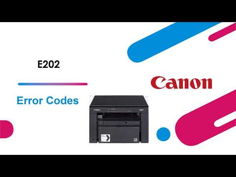 Canon MF 3010 Error code E202