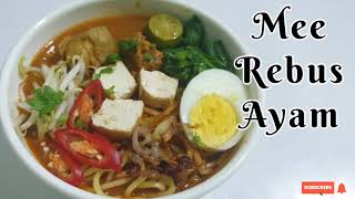 Resepi Mee Rebus Ayam Mudah Simple Sedap Youtube