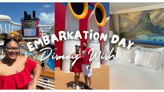 DISNEY CRUISE DAY ONE 🚢⚓️ | Disney Wish | Embarkation Day