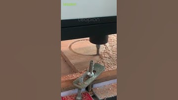 Leapion CNC router cut wood sheet