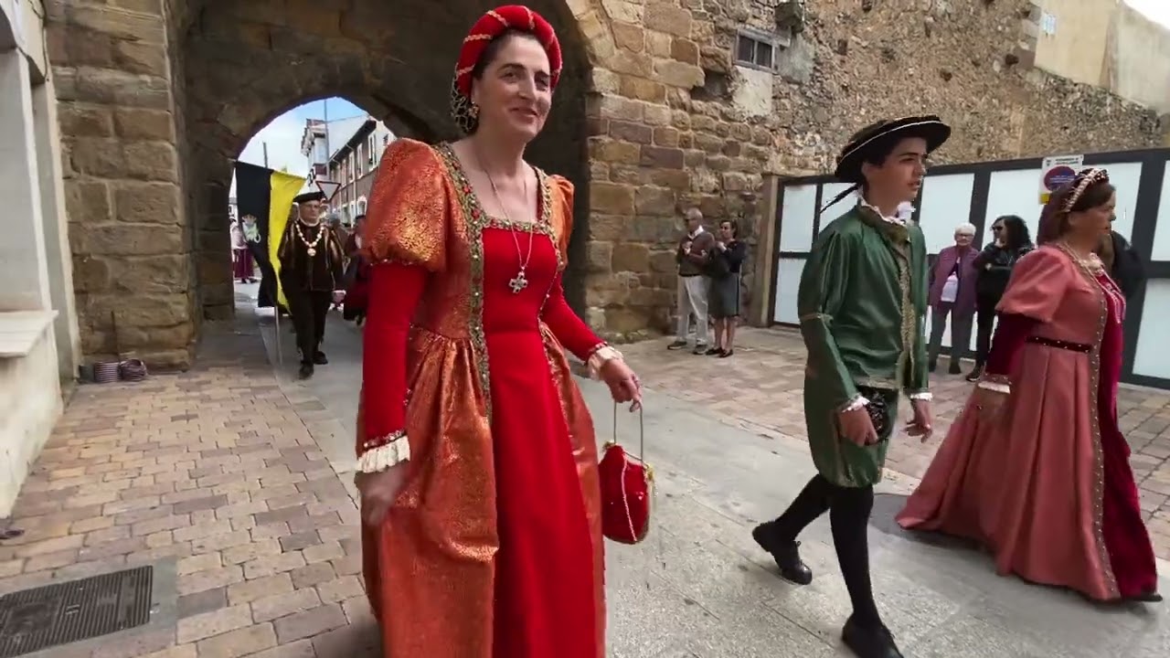 Recreación visita de Carlos V a Aguilar de Campóo. 5/10/2024.