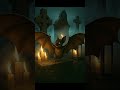 Midnight Bat – The Graveyard Glow 🕯️🦇🎃 | AI Cinematic Short #shorts  #aiart #halloween #aigenerated