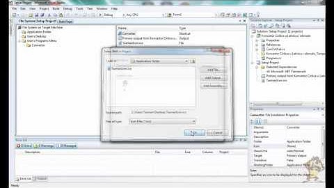 Visual Studio  C# Tutorial  Create Setup Project   YouTube
