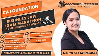 Foundation Business Law Marathon | Comprehensive Revision for May 26 | CA Payal Shreemal