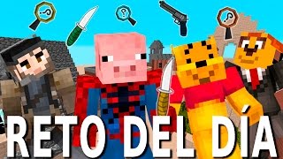 DÍA DE RETO | MURDER EN MINECRAFT | C/ Gona, Luh Y Exo | SARINHA