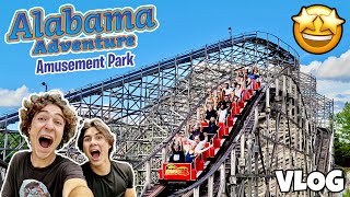 Riding Alabama’s TALLEST Roller Coaster?! Alabama Adventure - Birmingham | VLOG [2026]