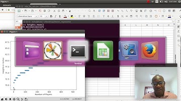 Machine Learning & Python: Linear Regression Part 3 - Visualing Data With Matplotlib