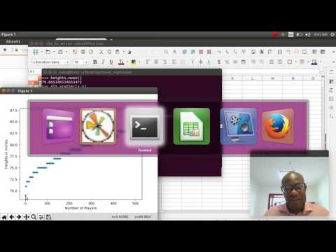 Machine Learning & Python: Linear Regression Part 3 - Visualing Data With Matplotlib