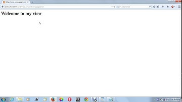 CodeIgniter program to display hyperlink to open a view