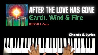 After The Love Has Gone - Earth, Wind & Fire | Piano Cover Accompaniment Backing Track Tutorial