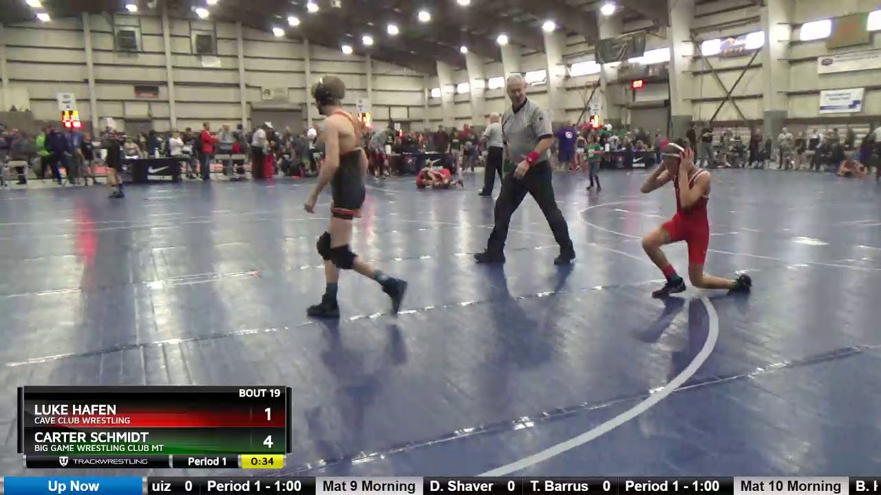 Middle School 97 Carter Schmidt Big Game Wrestling Club MT Vs Luke Hafen  Cave Club Wrestling