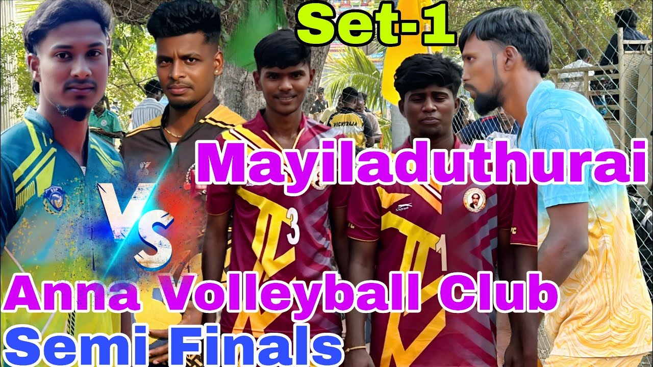 ‼️Sai Mayiladuthurai 🆚 Anna Volleyball Club Karur ‼️Set-2‼️