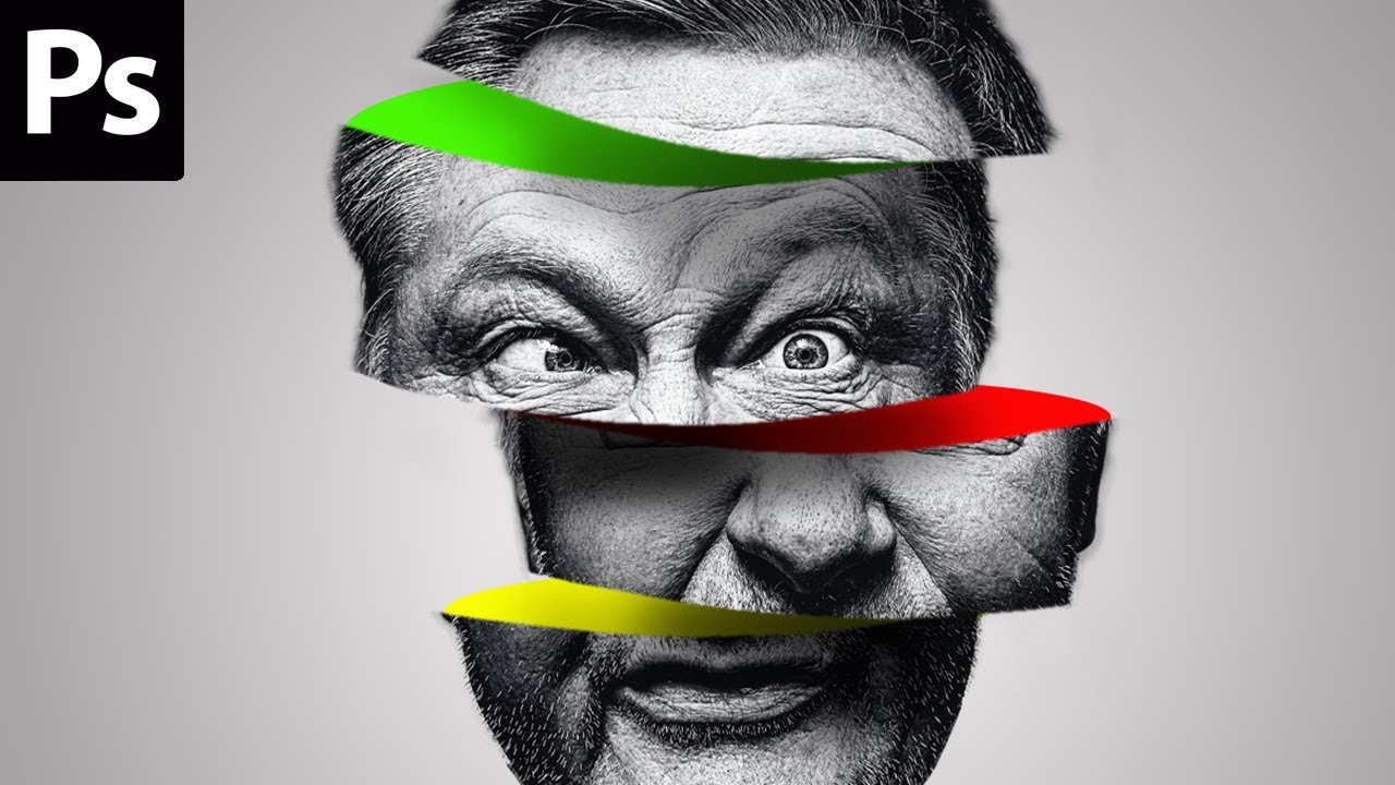 Tuto Découper un visage en tranche Sliced Effect YouTube