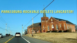 Parkesburg to Lancaster County Rockvale Outlets via Rt 30! Lovely Early Morning Drive!